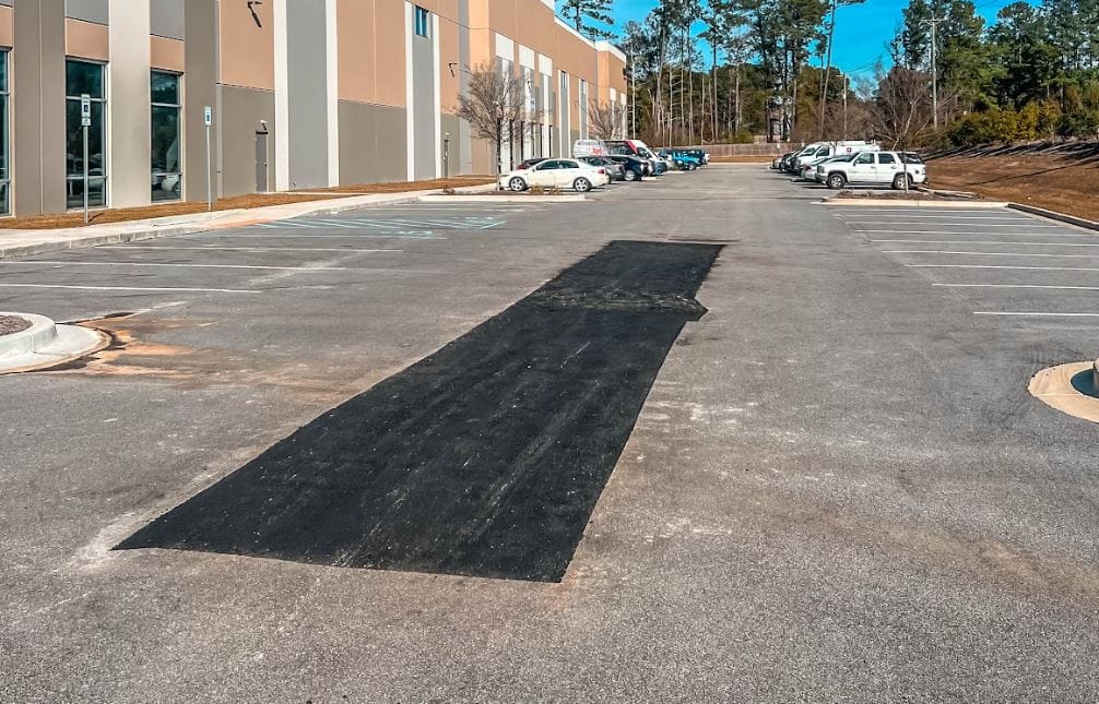 asphalt parking lot patch repair