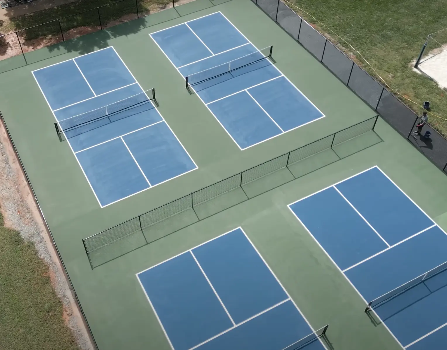 final result for pickleball court